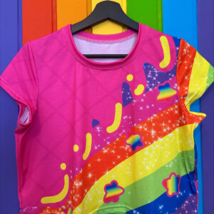 Rainbow Sparkles Crop Tee